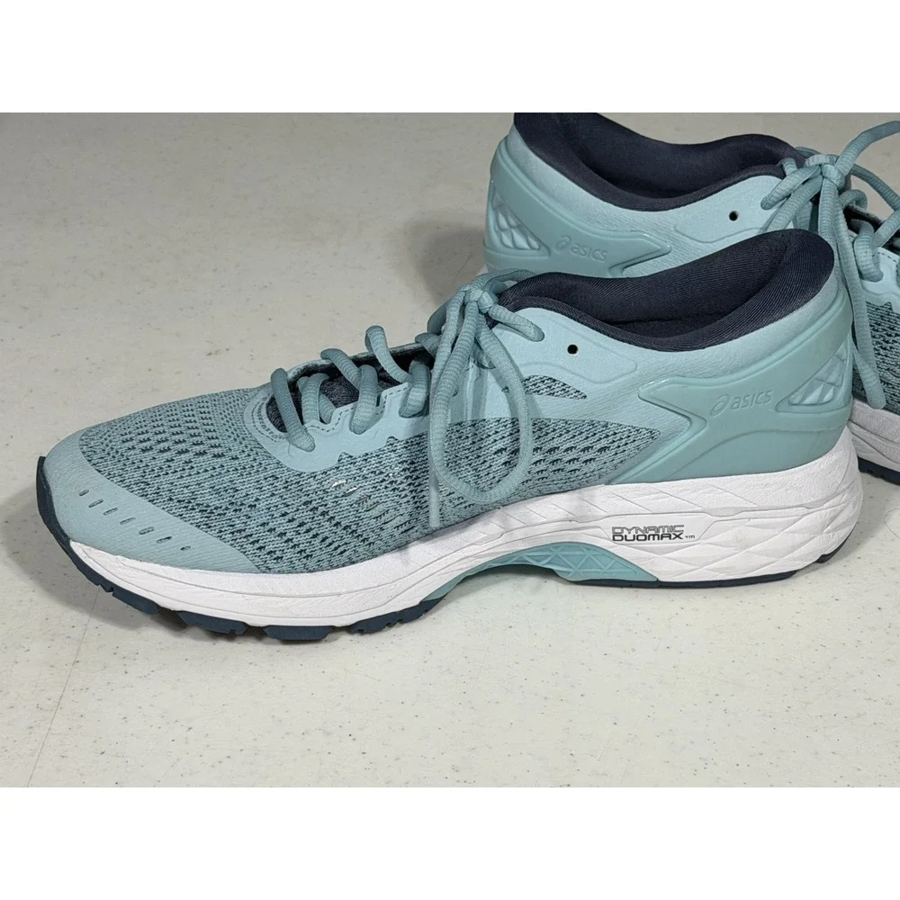 ASICS Gel Kayano 24 Running Training Shoes Aqua Blue Women's Size 6.5 Sneakers